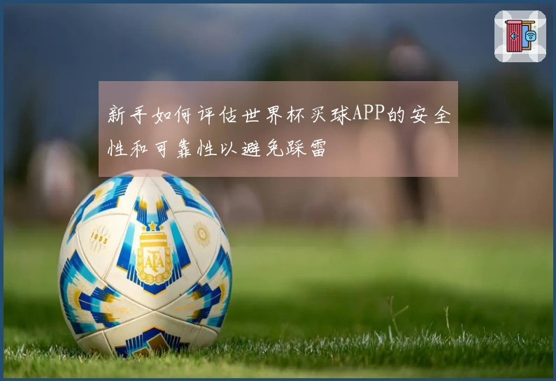 新手如何评估世界杯买球APP的安全性和可靠性以避免踩雷